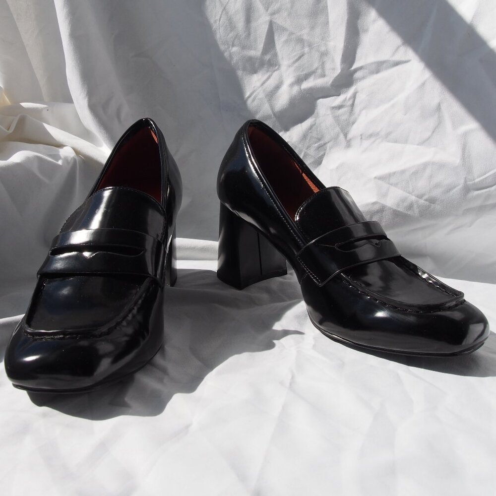 Lane Bryant Dream Cloud Faux-Leather Loafer Heel,Y2k Style, Size 11W